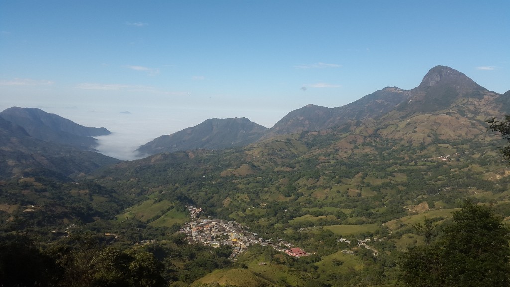 Morning in the Peruvian mountains